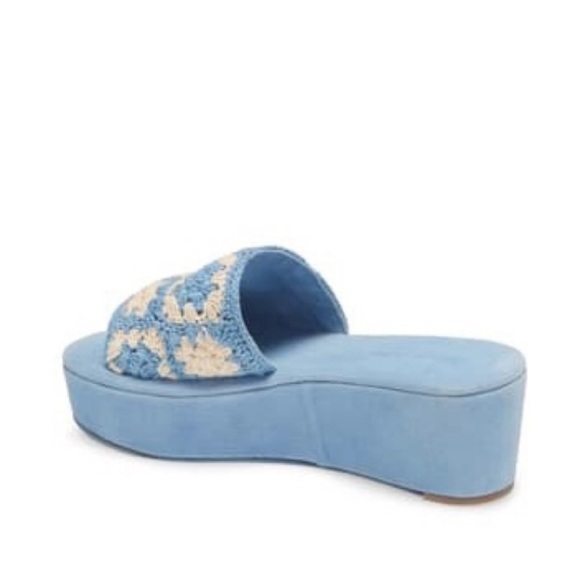 New Jeffrey Campbell Mix-Up Platform Slide Sandal - Picture 2 of 8